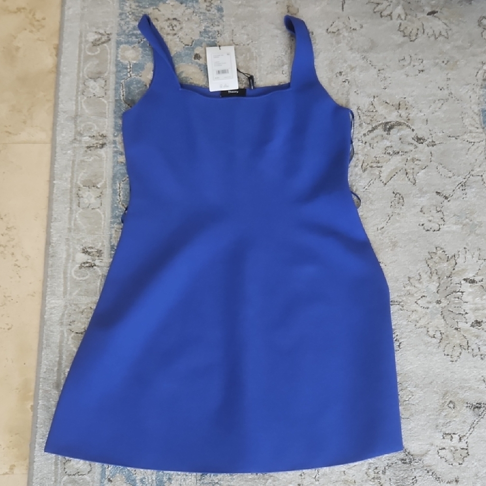 Theory Royal Blue Mini Dress
